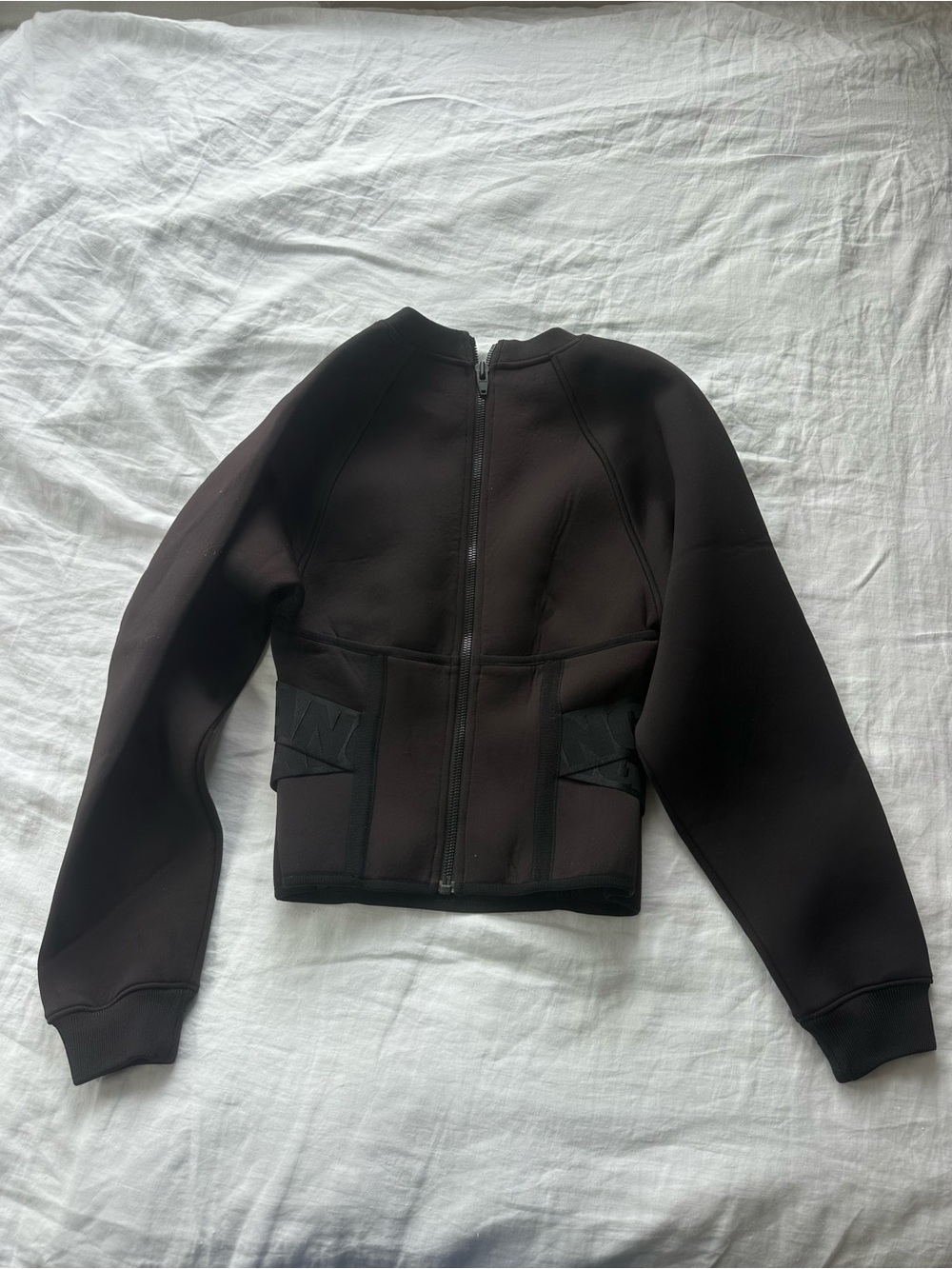 Alexander Wang H&M Collab Black Structured Neoprene Sweatshirt - Picture 4 of 6